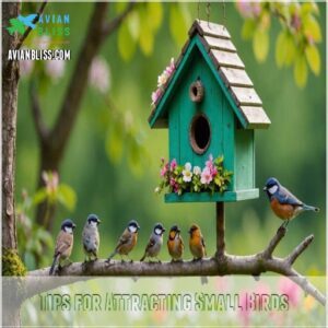 Tips for Attracting Small Birds