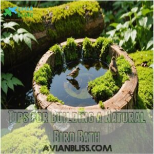 Tips for Building a Natural Bird Bath