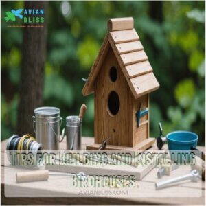 Tips for Building and Installing Birdhouses