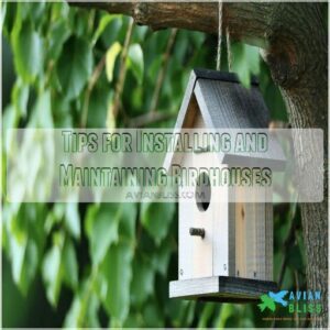 Tips for Installing and Maintaining Birdhouses