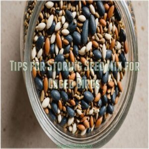 Tips for Storing Seed Mix for Caged Birds