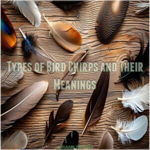 Types of Bird Chirps and Their Meanings