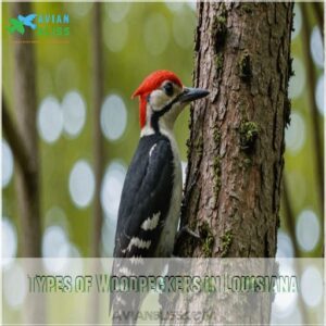 Types of Woodpeckers in Louisiana