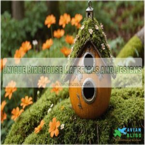 Unique Birdhouse Materials and Designs