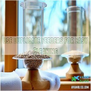 Use Duplicate Feeders for Easy Cleaning