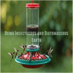 Using Insecticides and Diatomaceous Earth