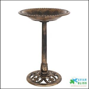 VINGLI Pedestal Bird Bath 28