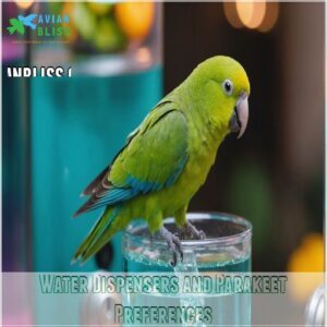 Water Dispensers and Parakeet Preferences