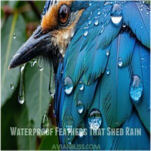 Waterproof Feathers That Shed Rain