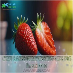 What Makes Strawberries Safe for Parakeets