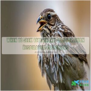 When to Seek Veterinary Care for Avian Respiratory Infections