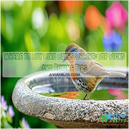 where to buy bird baths online