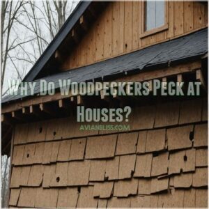 Why Do Woodpeckers Peck at Houses