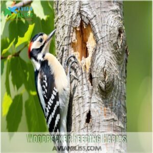 Woodpecker Feeding Habits