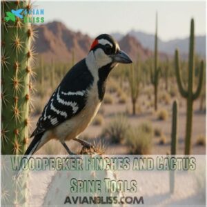 Woodpecker Finches and Cactus Spine Tools