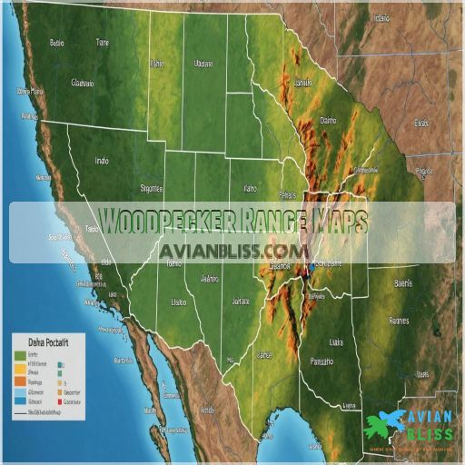 Woodpecker Range Maps