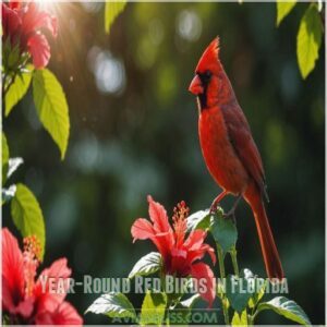 Year-Round Red Birds in Florida