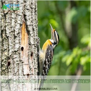 Yellow-bellied Sapsucker Breeding and Wintering