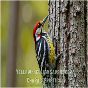 Yellow-Bellied Sapsucker Characteristics