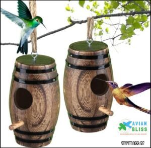 2 Pack Hummingbird Houses for