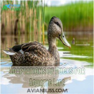 Adaptations of Ducks for Aquatic Life