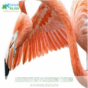 Anatomy of Flamingo Wings