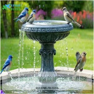 Attracting Birds to Pedestal Baths