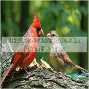 Behavioral Contrasts: Male and Female Cardinals