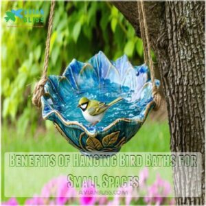 Benefits of Hanging Bird Baths for Small Spaces