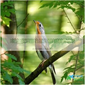 Bird Behavior and Habitat Clues