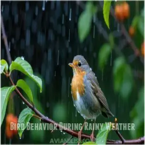 Bird Behavior During Rainy Weather