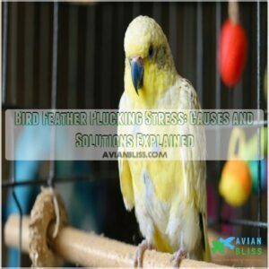 bird feather plucking stress