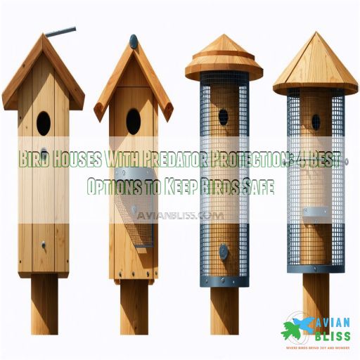 bird houses with predator protection