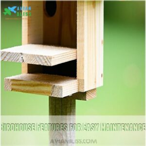 Birdhouse Features for Easy Maintenance