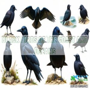 Black Birds of The Coast and Oceans