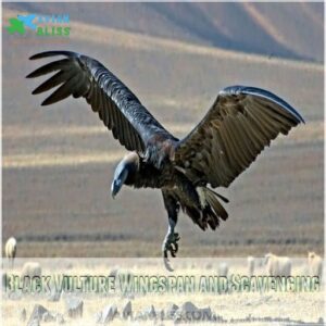 Black Vulture Wingspan and Scavenging