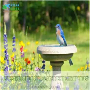 Bluebird Birdbath Placement Strategies