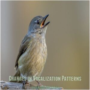 Changes in Vocalization Patterns