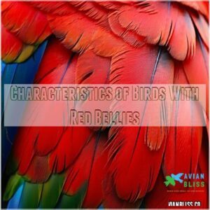 Characteristics of Birds With Red Bellies