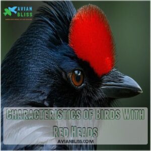 Characteristics of Birds With Red Heads