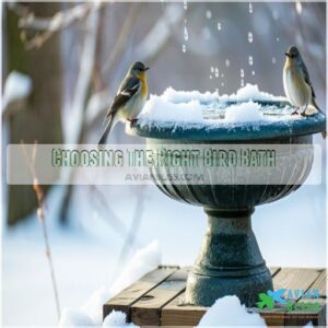 Choosing The Right Bird Bath