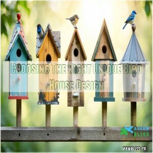 Choosing The Right Unique Bird House Design