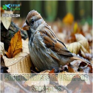 Common Causes of Death for Sparrows