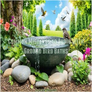 Common Mistakes to Avoid With Ground Bird Baths