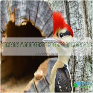 Common Woodpecker Species in Michigan