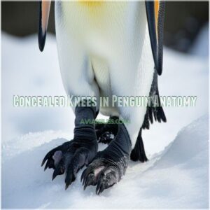 Concealed Knees in Penguin Anatomy