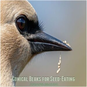 Conical Beaks for Seed-Eating