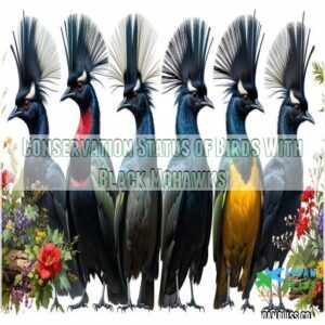 Conservation Status of Birds With Black Mohawks