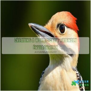 Creating a Woodpecker-Friendly Environment