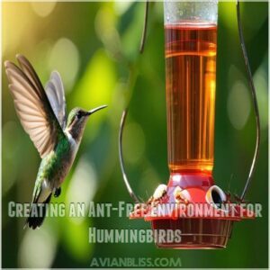 Creating an Ant-Free Environment for Hummingbirds